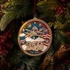 Historic 1776 to 2026 Ornament 250 Anniversary USA Christmas Ornament, United States 1776-2026 250th Patriotic Theme Party Supplies Keepsake, Acrylic