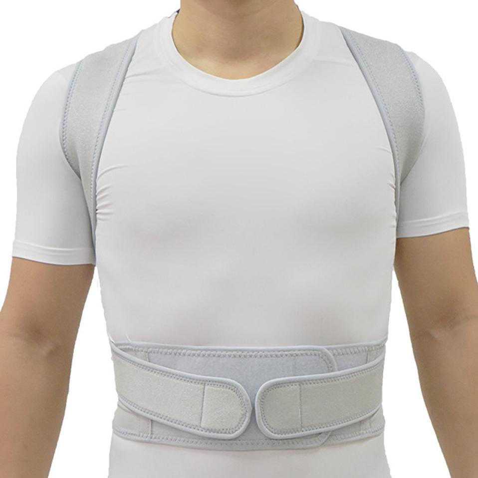Alloy Support Shoulder Orthopedic Corset Spine Pain Relief Upper Back Brace Posture Corrector For Men Women