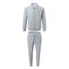 Men's   Spring and Autumn Jacket  Youth Waffle Chain Pocket Lapel Slim Cardigan Men's Jacket Suit