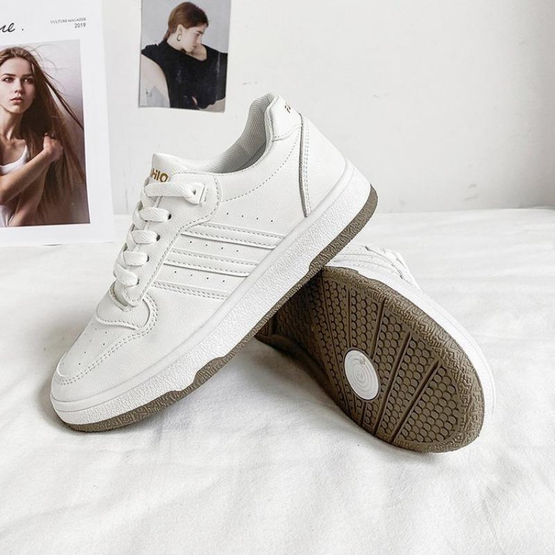 Women Sneakers Autumn New Casual Walking Shoes Woman Flat Lace Up High Quality Sneakers Fashion Flat-bottomed Casual Shoes
