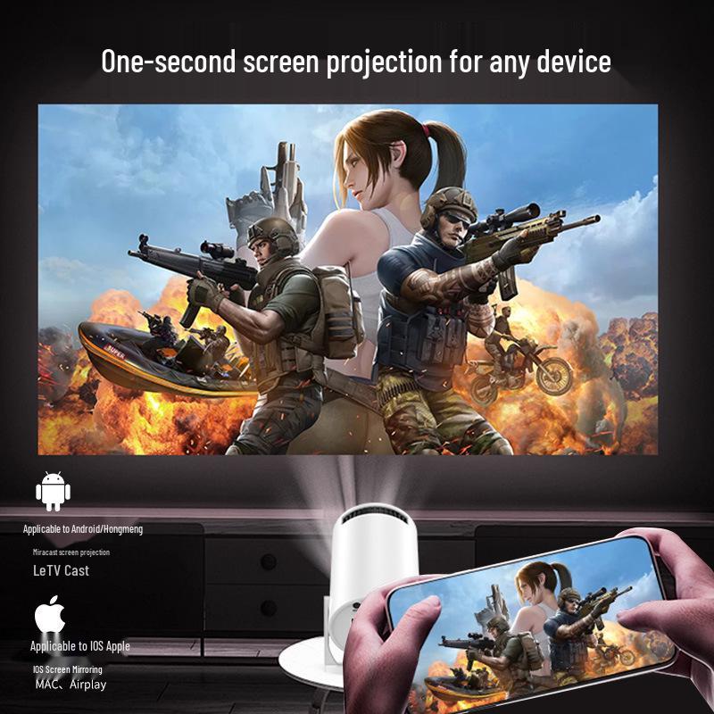HY300 Mini Wireless Home & Car Projector