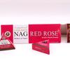 6x Backflow Incense Cones Red Rose 42g Golden Nag