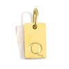 Gold-Plated Alphabet Pendant Accessories – 26 English Letters Stainless Steel for DIY Jewelry