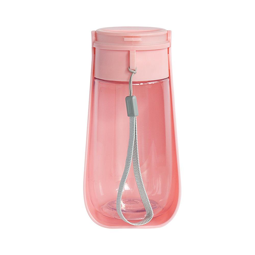 Portable 450ml Dog Water Bottle Leak Proof Foldable Dog Water Dispenser BPA Free Pet Water Dispenser Outdoor