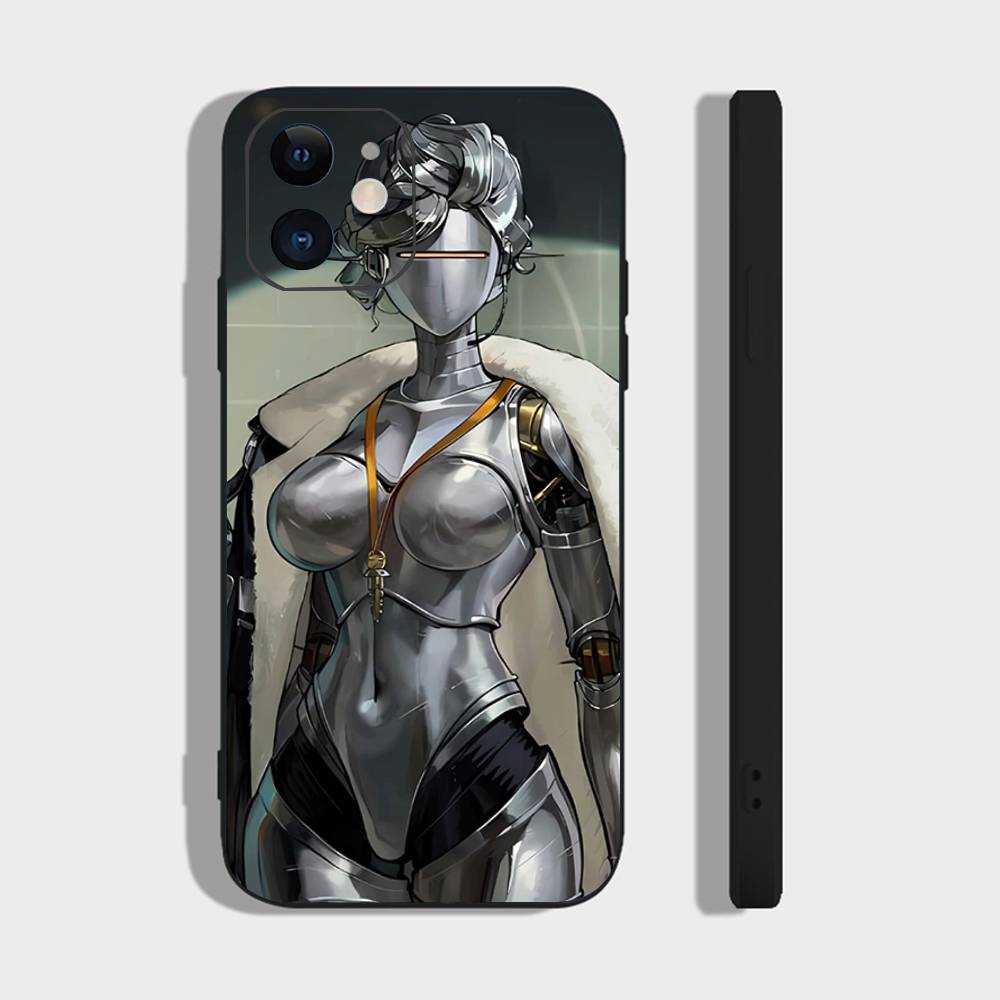 Lucy Animiertes Spiel R-Reverse 1999 Handyhülle Für IPhone 17 Air 16 15 14 13 Pro Max 11 12 Schwarze Silikonhülle