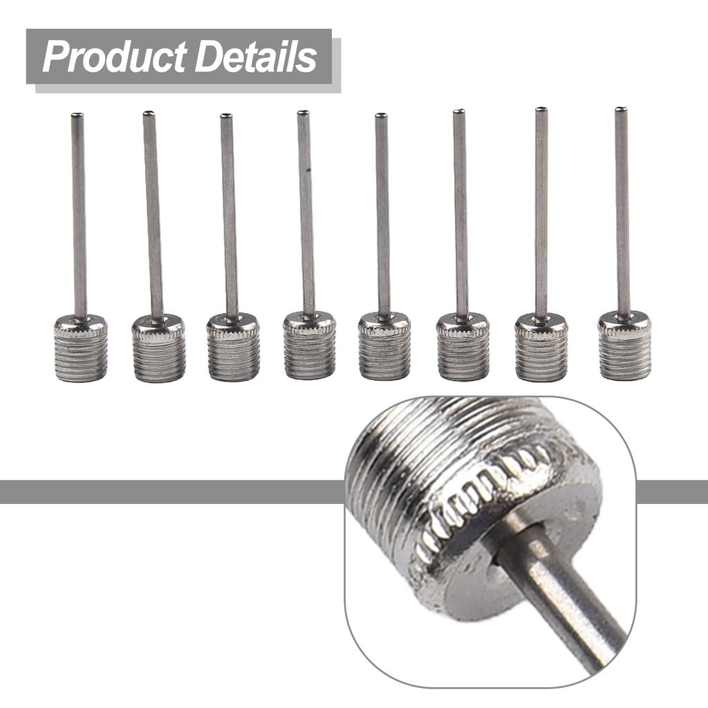 100 PCS Sport Ball Inflating Pump Needle Pump Adapter Basketball Valve Pump Stainless Steel Pump Pin Bicycle Spare Parts