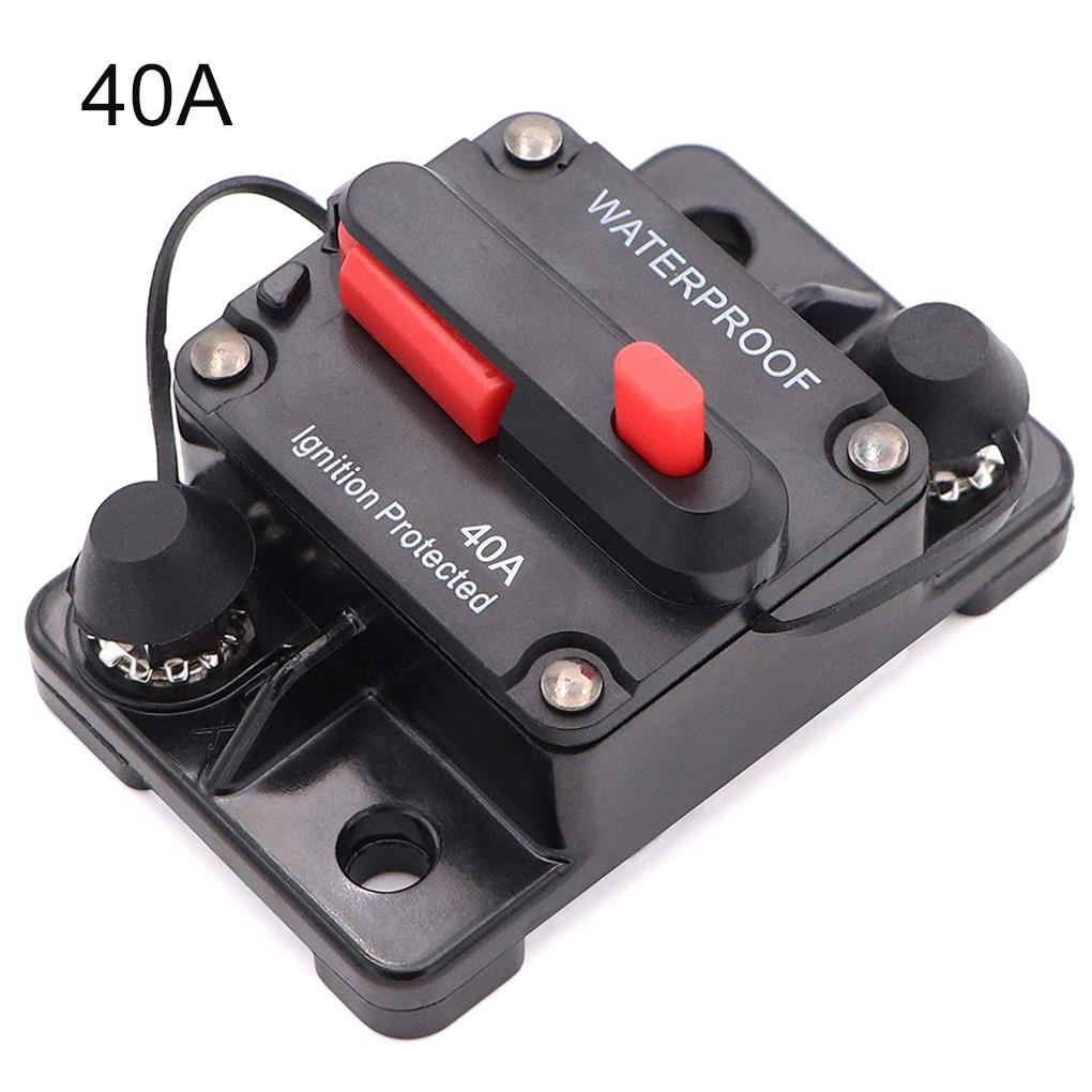30A 40A 50A 60A 70A 80A 100A 120A 150A 200A 250A 300A AMP jistič Reset pojistky 12-48V DC Auto Loď Auto Vodotěsné