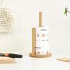 Wooden Paper Towel Holder | Kitchen Paper Hanger Rack, Bath Towel Roll Stand Organizer | Bamboo Paper Towel Holder for Kitchens and Restaurants, Verti