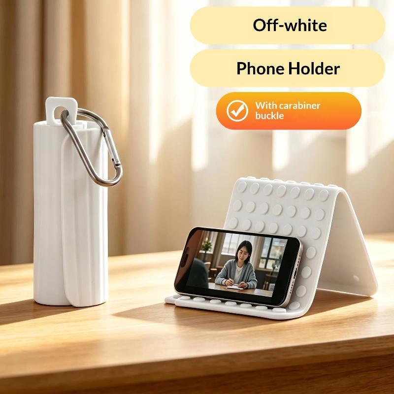 Freely Shaping Silicone Phone Holder Foldable Portable Bendable Multi Angle Adjustable Universal Desktop Phone Stand