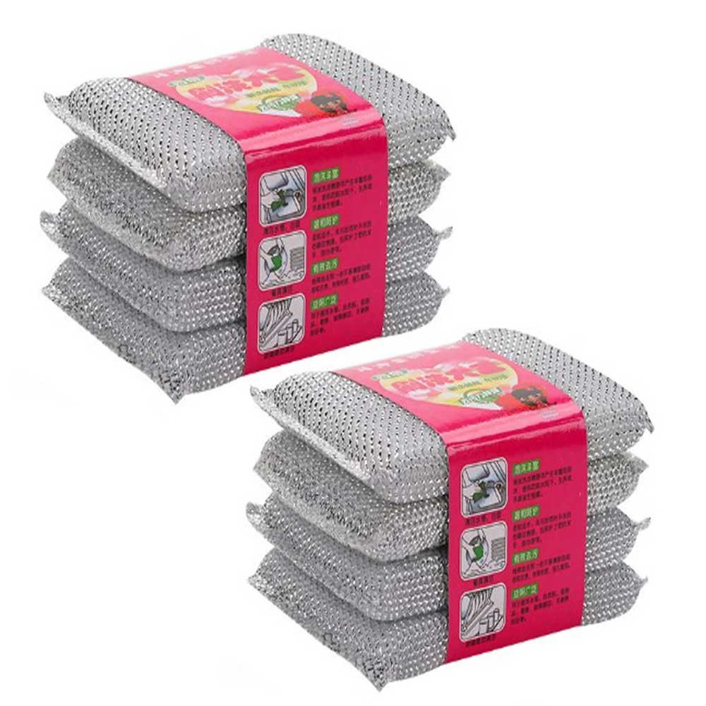 

4 шт. кухонная губка для мытья посуды, не повреждает кастрюлю, щетка для кастрюли, артефакт, бытовая чистящая губка без царапин