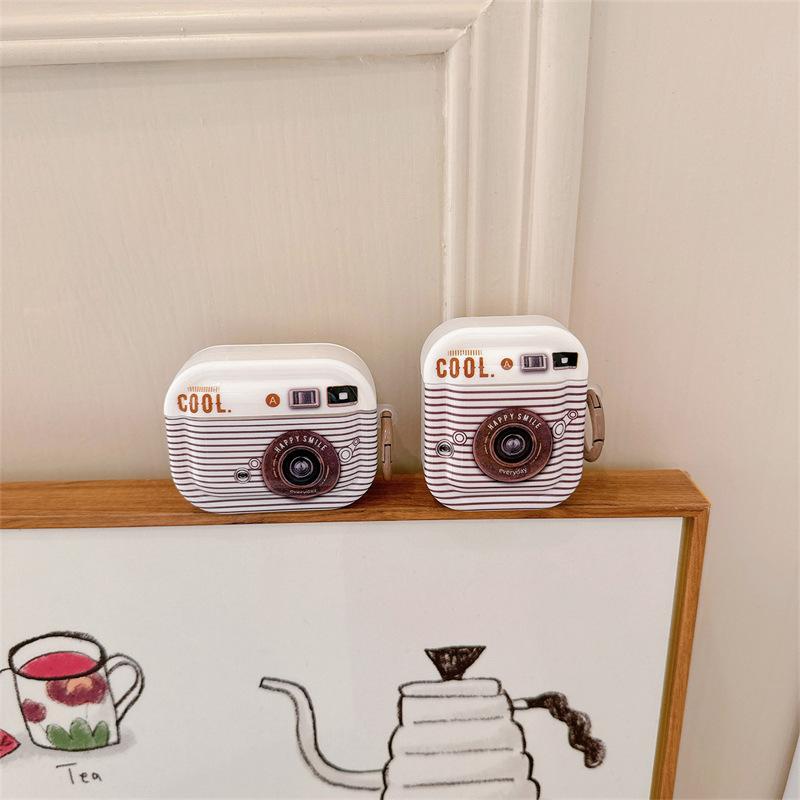 Camera Radio for AirPods Pro2 Apple Bluetooth Wireless 2 3rd Generation Earphone Cover Cute Creative Girl 1