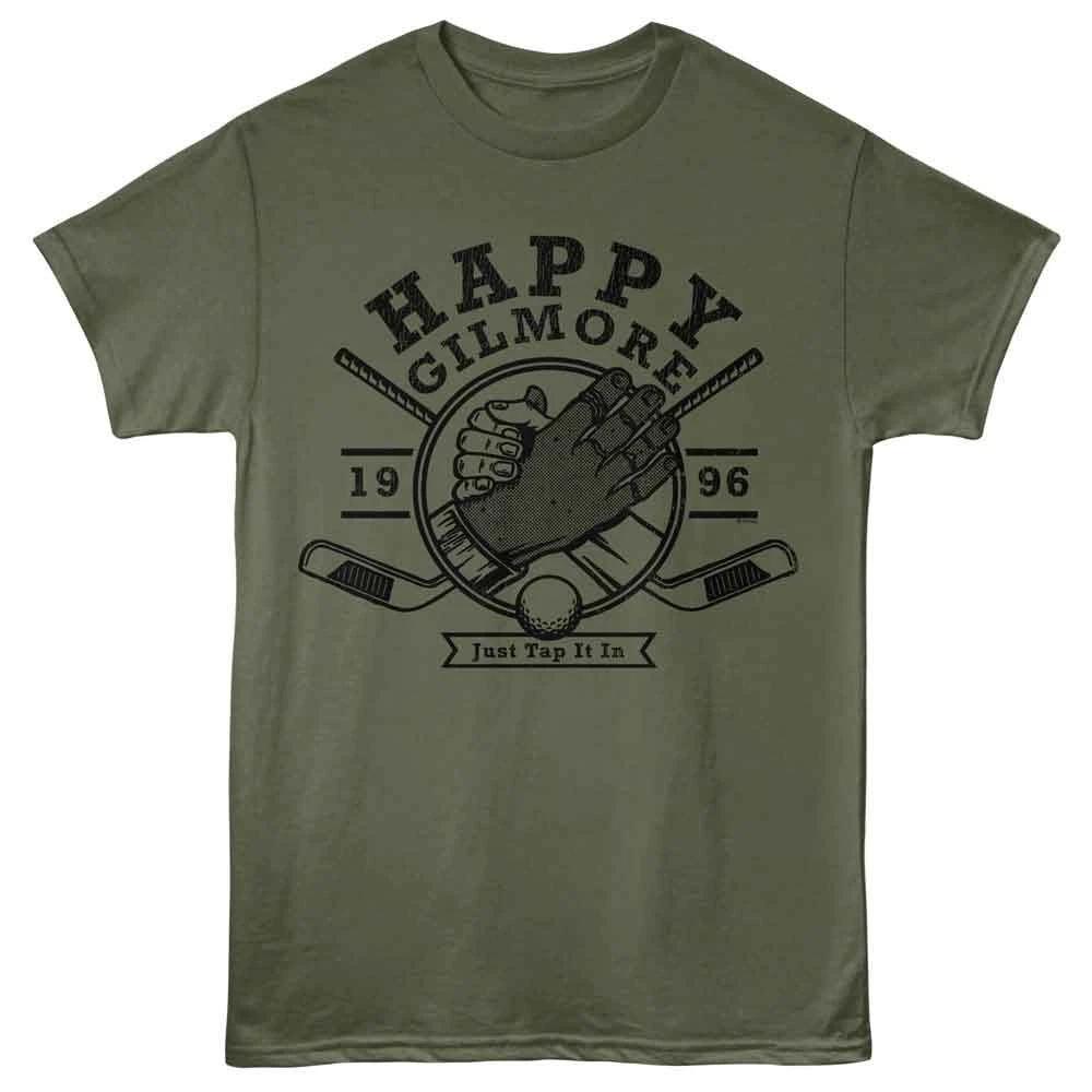 Happy Gilmore - Handshake - Unisex Short Sleeve Children s T-shirt - Military Green 140