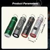 High Power Keychain Flashlight 6 Modes Adjustable Emergency Torch Mini LED Flashlight  Hiking