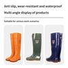 Tall Rain Boots Can Be Made Without Lining PVC Seedling Transplanting Shoes Rain Shoes Water Shoes Farming Rice Non-slip, Waterproof, Wear-resistant