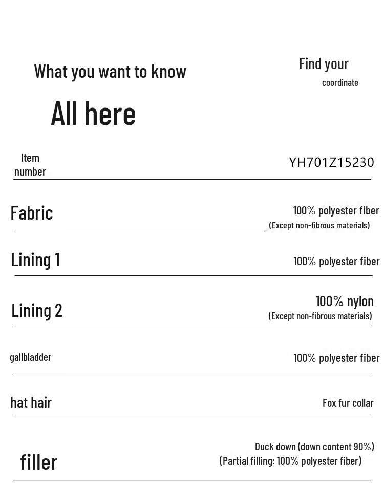 Yalu Women's Long Down Jacket with Fox Fur Collar