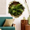 Palm Tree Breaking Through Wall Waterproof Self Adhesive Wall Sticker No Residue Home Decor