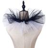 Retro Ruffled Collar Girls Cosplay Tie Victorian Collar Lapel Medieval Cosplay Victorian Ruffled Tie Collar