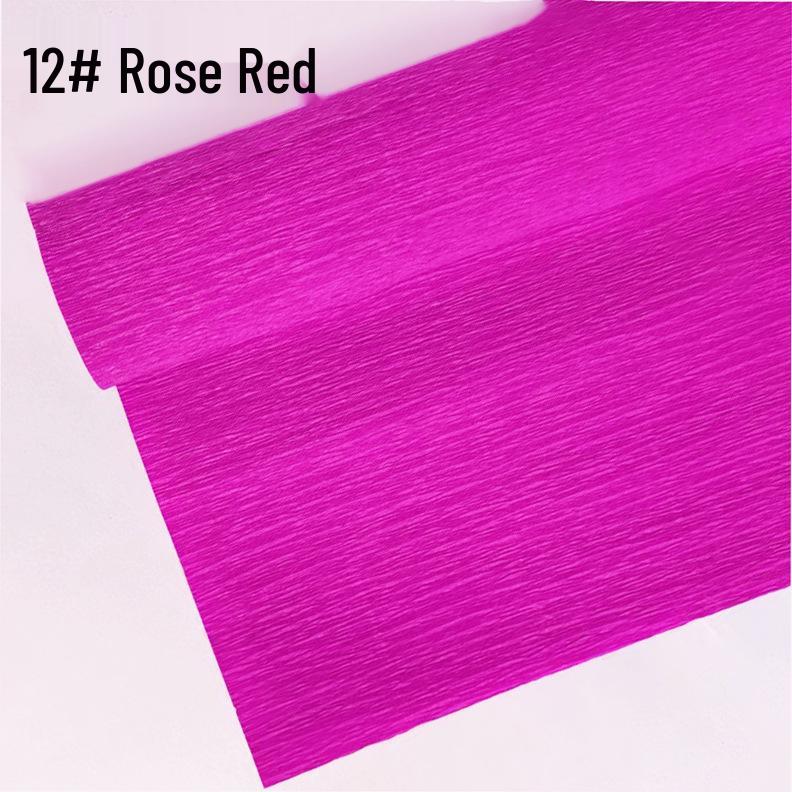 Colored Crepe Paper for DIY Floral Crafts and Packaging