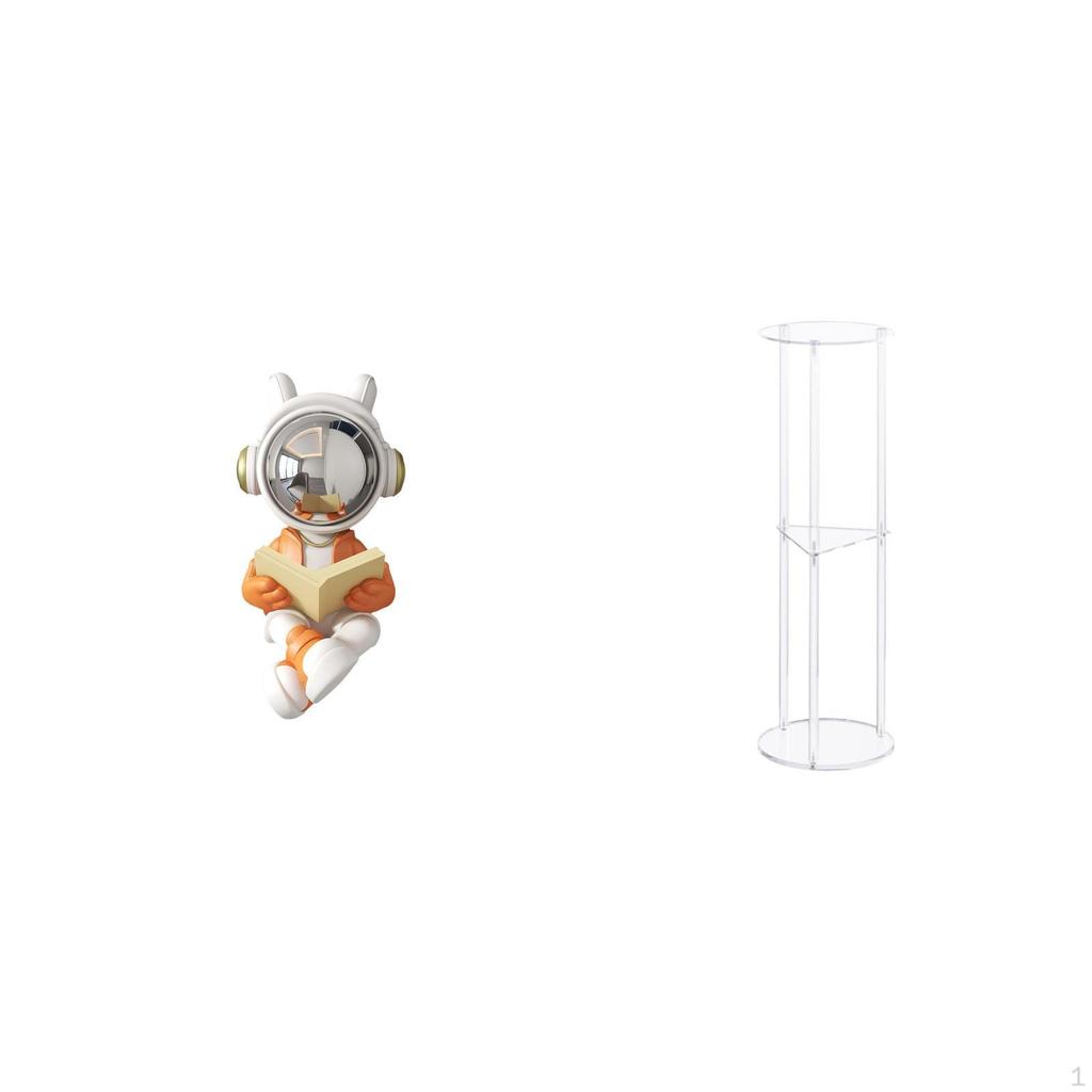 Astronaut Sculpture Cake Topper Figurine Decorative Statue Ornament for Fireplace Table Centerpiece