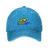 Dancing Apo Pepe the Frogs help helper Baseball Cap Snap Back Hat Horse Hat fun hats Custom Cap Unisex Womens