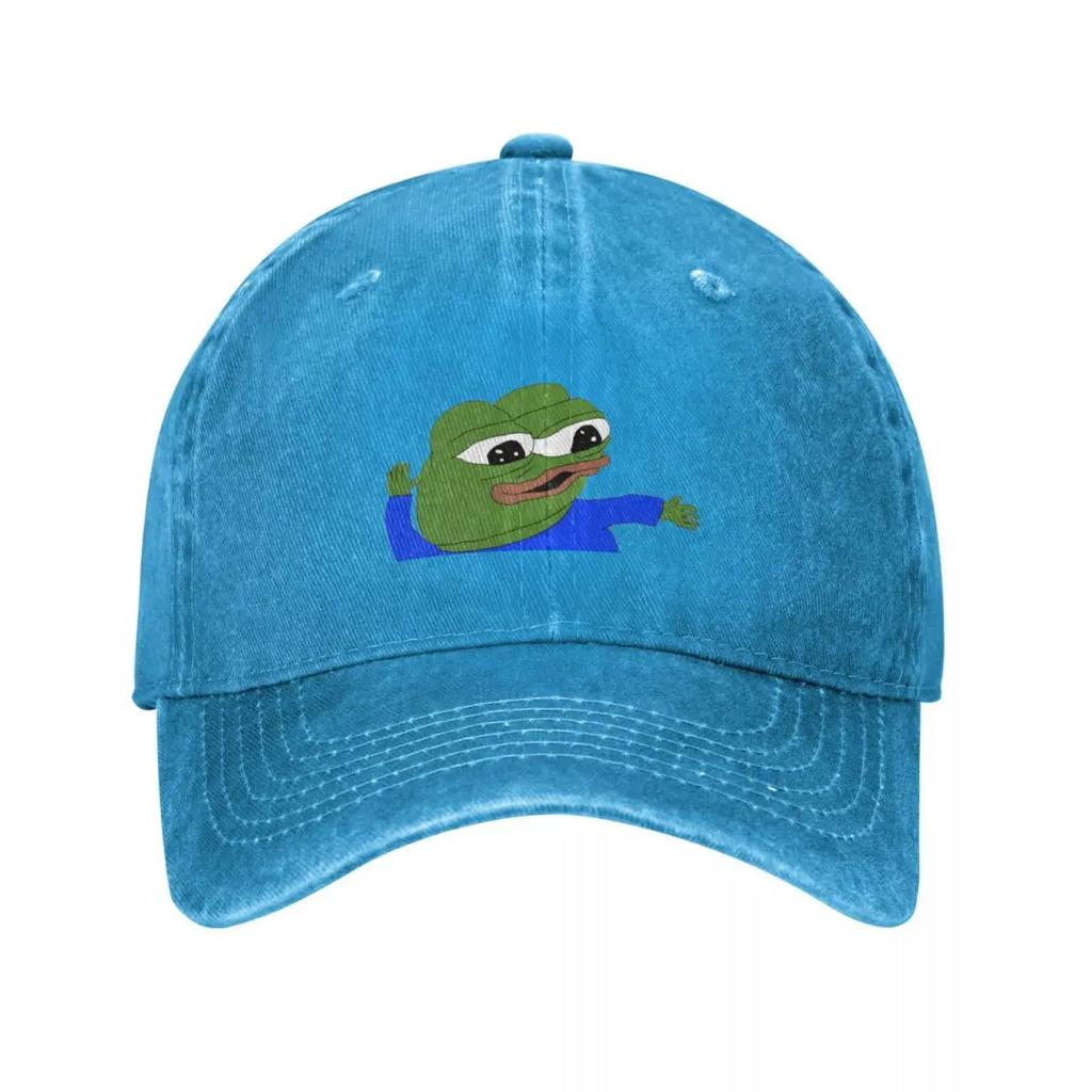 Dancing Apo Pepe the Frogs help helper Baseball Cap Snap Back Hat Horse Hat fun hats Custom Cap Unisex Womens