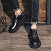 Fashion 2024 Lace-Up Outdoor Male Shoes Luxury Brand Mens Casual Shoes Leather Men Business Shoes Fashion Thick Bottom Man Oxford Shoes