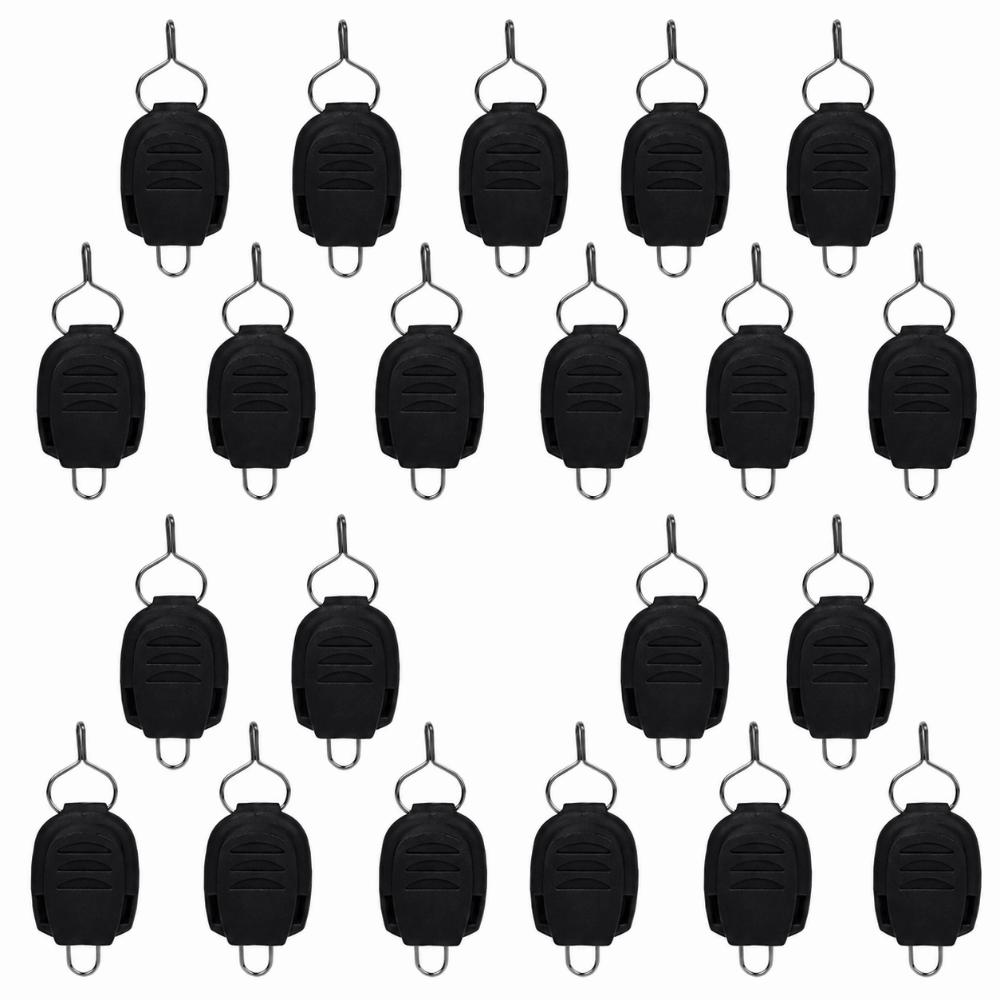 20PCS ABS Stainless Steel Fishing Line Stopper Lightweight Fishing Line Holder  Saltwater Fishing