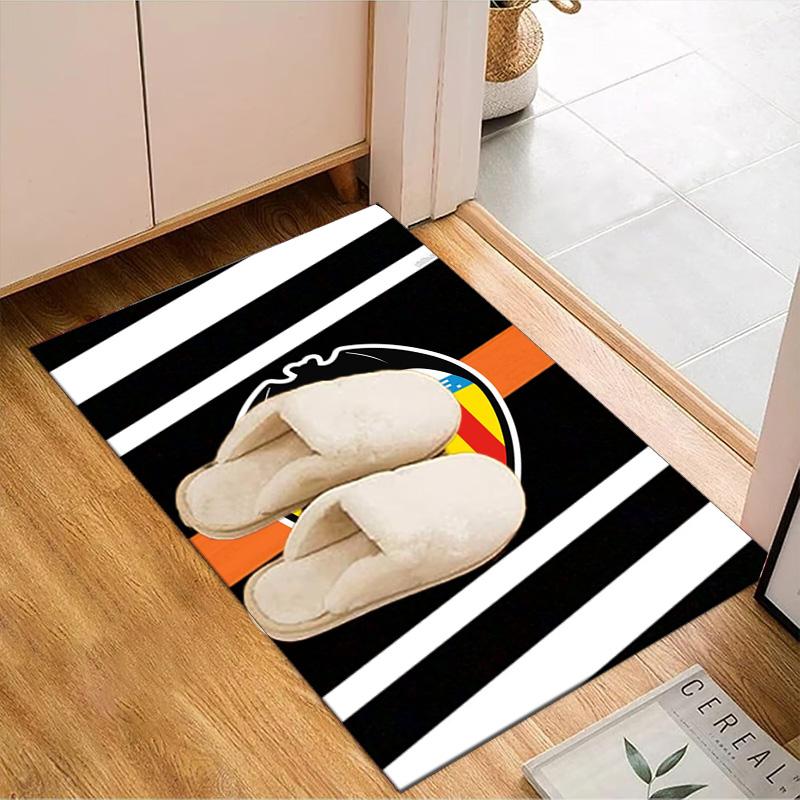 Valencia Cf Crest Design Rug Game Carpet, Floor Mat for Bedroom Living Room Entryway Rug, Home Decor Idea Gift for Christmas birthday