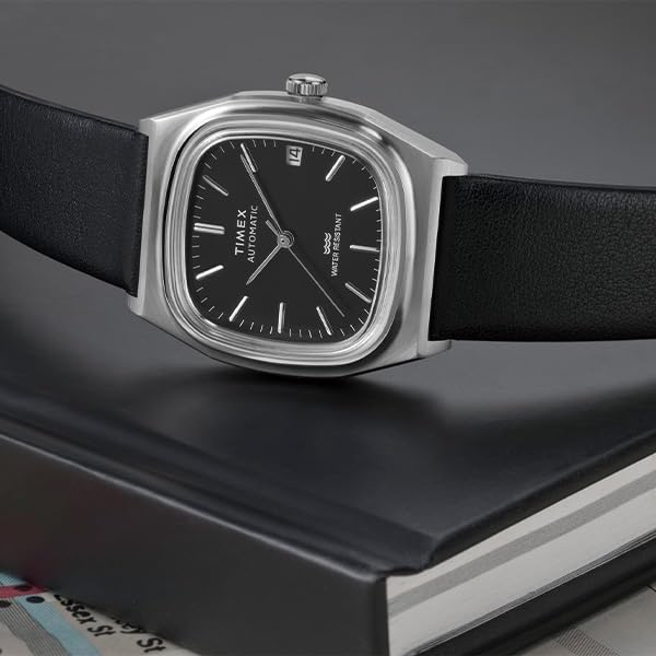 TIMEX Automatic Watch TW2Y07500 Mechanical Black E-Line Men's