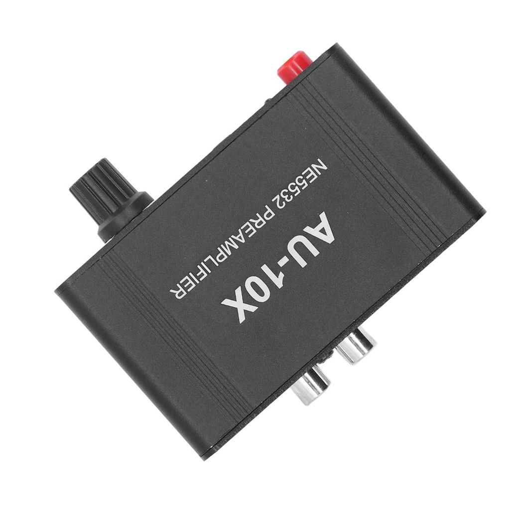 NE5532 Kopfhörerverstärker, 20 dB Stereo-Audiosignal Phono-Vorverstärker mit 3,5-mm-Kopfhörereingang und -ausgang für Heim-Stereoanlagen