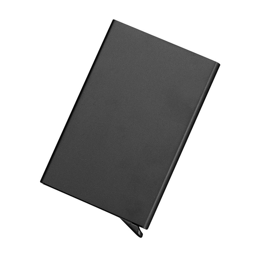 GOtarget  Credit Card Holder Solid Color Metal Bank Credit Card Package Business Case Card Box Porte Carte Bancaire