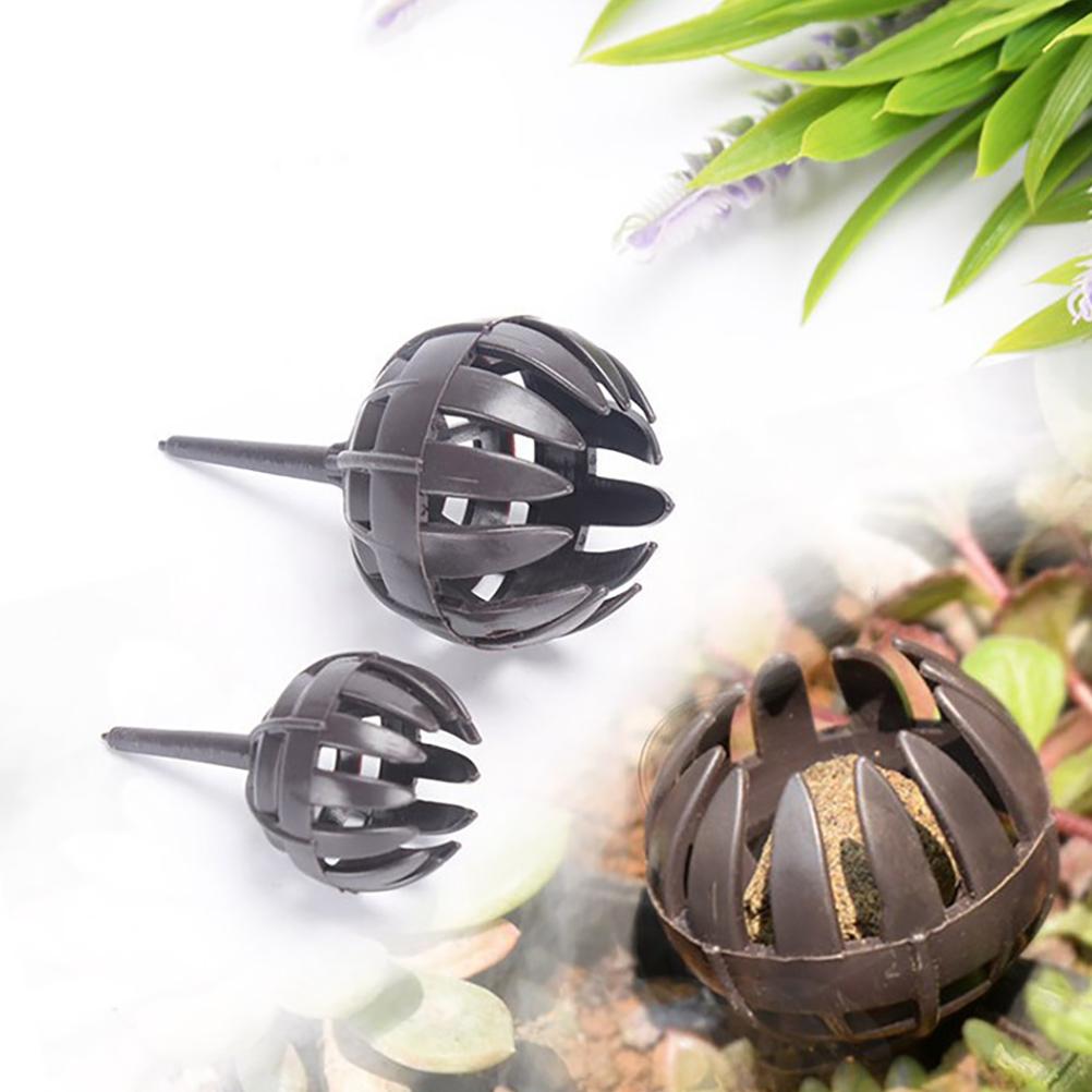 10 Pièces Boîte à Engrais pour Bonsaï Paniers à Engrais à Plantation Automatique Forme de Griffe en Plastique Contrôle de Fertilisation