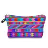 Damska Kosmetyczka z Nadrukiem Figur Geometrycznych Organizer na Kosmetyki i Artykuły Toaletowe Etui Podróżne 6756