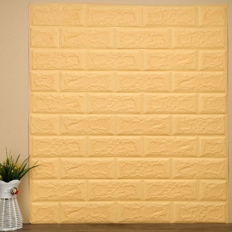 Modern 3d Brick Wall Sticker Self-adhesive Waterproof Panel Decor