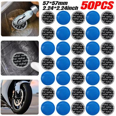 50 ks záplat na opravu pneumatik Profesionální náhradní díly Montáž pro velké zatížení Nástroj na opravu pneumatik Nástroje na opravu pneumatik pro motocykly