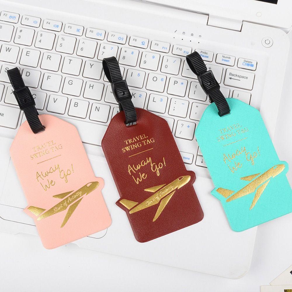 

Check-in Travel Accessories Aluminum Zinc Zinc Alloy Listing Luggage Tag Boarding Pass Airplane Suitcase Tag