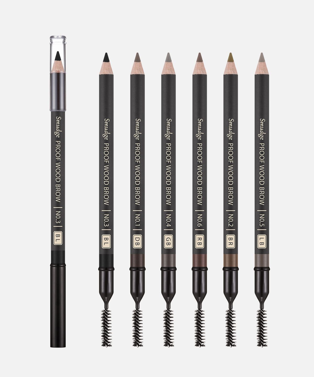 Smudgeproof Wood Brow 6 Types (Select 1) Dark brown