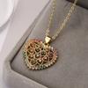 NEWBUY Trendy Zlatá Barva Dutý Design Strom Života Přívěsek Řetízek z Nerezové Oceli Náhrdelník Šperky s AAA Kubickým Zirkonem Pro Ženy Bijoux