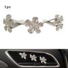 Stylish Crystal Car Accessory New Design Air Vent Clip With Sparkling Rhinestones