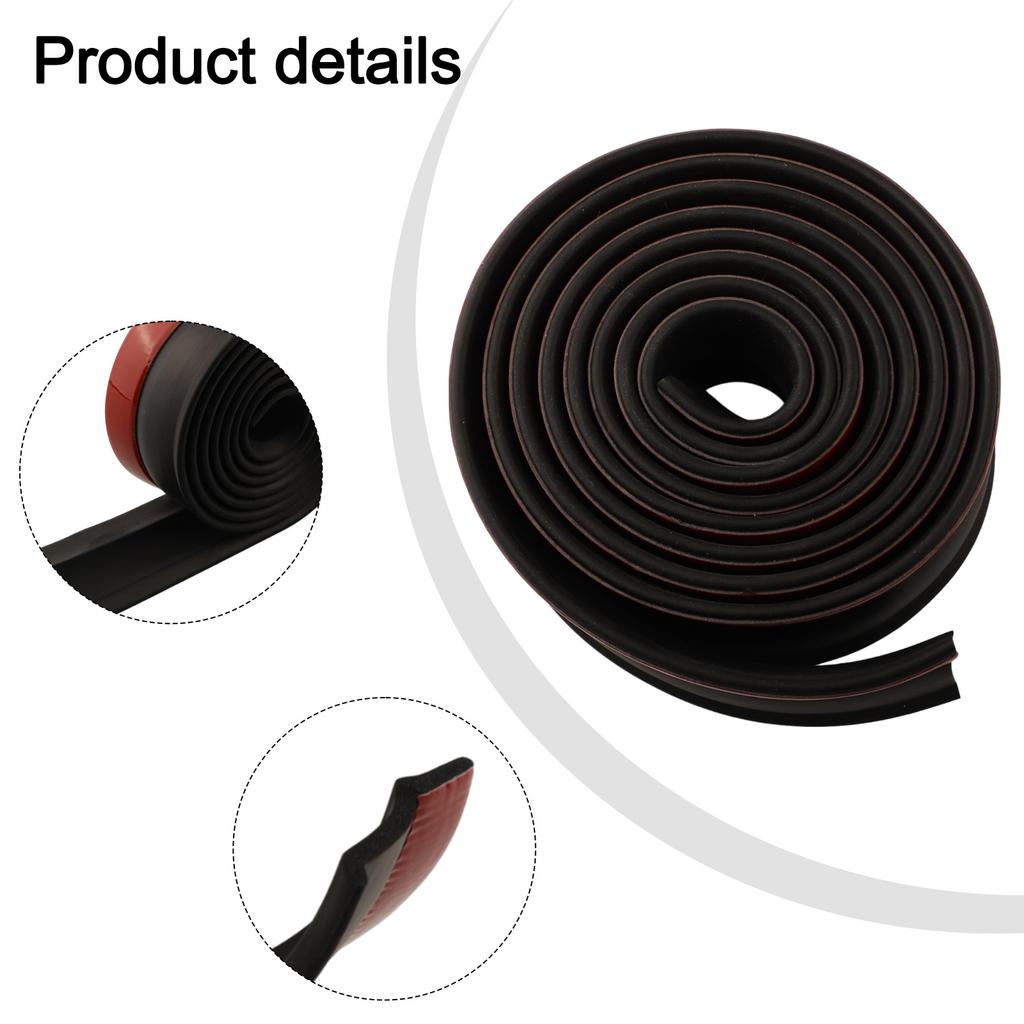 Sealing Strip 2M for Electric Flap Garage Door with Rubber Side Seal to Prevent Water Ingress and Provide Dust Protection