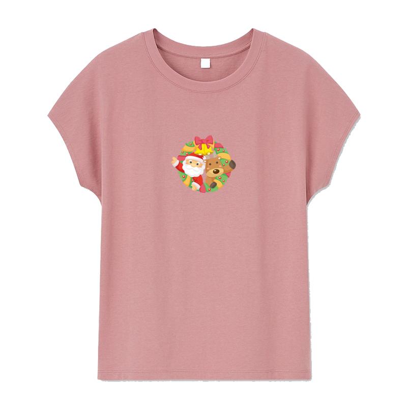 Santa Claus Patch Appliques On Clothes Hot Tear Thermal Transfer Coat Jeans Diy New Design Stickers On The Fabric Christmas