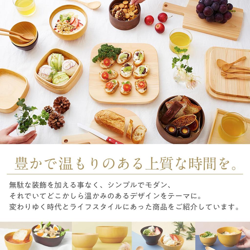 Kishu Kakuda Seibei Dishwasher Safe Soup Wooden Mizume Cherry HACHI Single Lacquerware, Shoten, Bowl, Lacquerware, B.C. Wood, Natural, Item, WM-403012