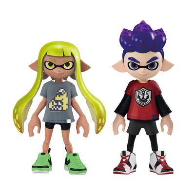 Bandai Splatoon 2 Kisekae Gear Collection Reimpressão Edição 8 peças CAIXA (Brinquedo de doces)