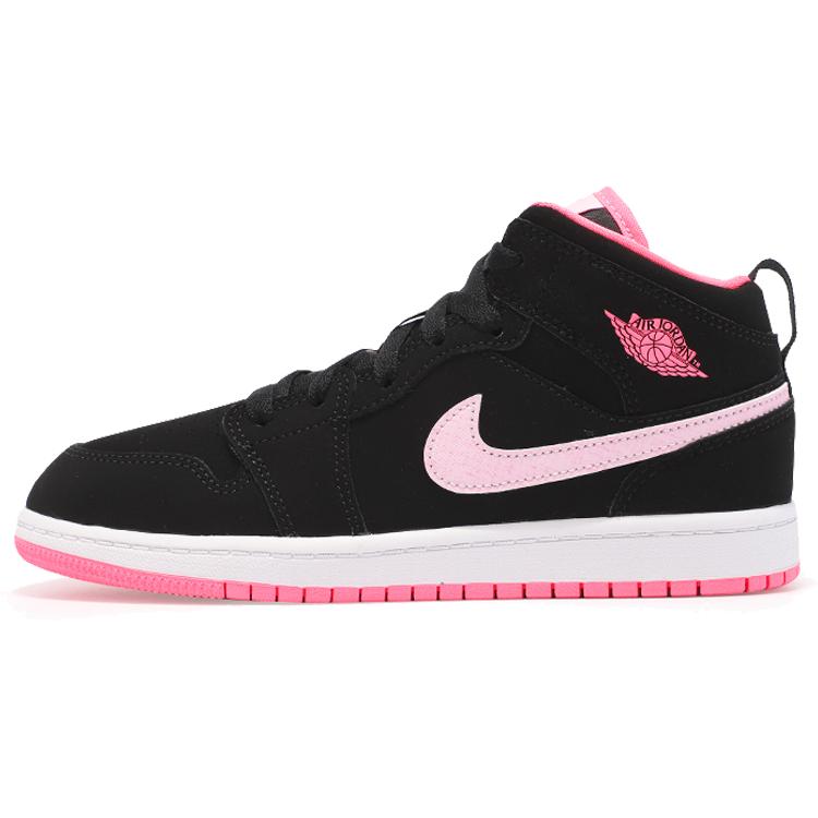 

New Jordan 1 Mid PS Black Digital Pink 640737-066 35