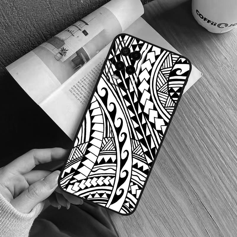 

Чехол с полинезийским узором для Oppo A18 A38 A74 A94 A54 A58 A78 A98 A80 A60 A40 A96 A76 A16 A15 A17 A57 A5 A6 Pro OPPO A78 5G
