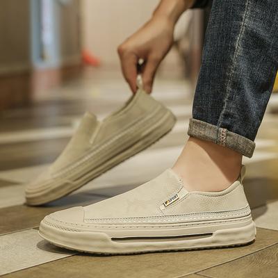 Été Nouveaux Mocassins pour Hommes Vente Chaude Baskets Hommes Mode Marche Chaussures Décontractées Respirant Respirant Doux Léger Baskets