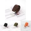 Men Women Canvas Belt With Quickrelease Plastic Buckle For Outdoor Gear And Casual Wear