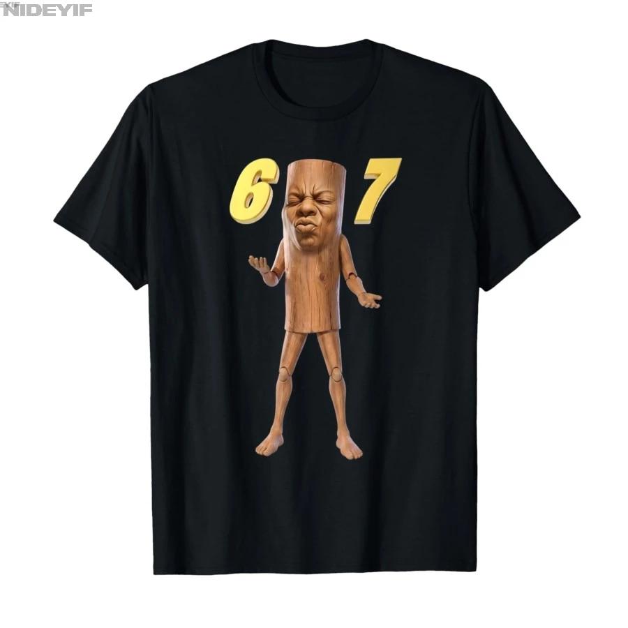 Funny Triple T 67 Meme Tung Tung Tung Speed Face Brainrot Tshirt For Men Women 100 Cotton T Shirts Short Sleeve Tops 04243 S