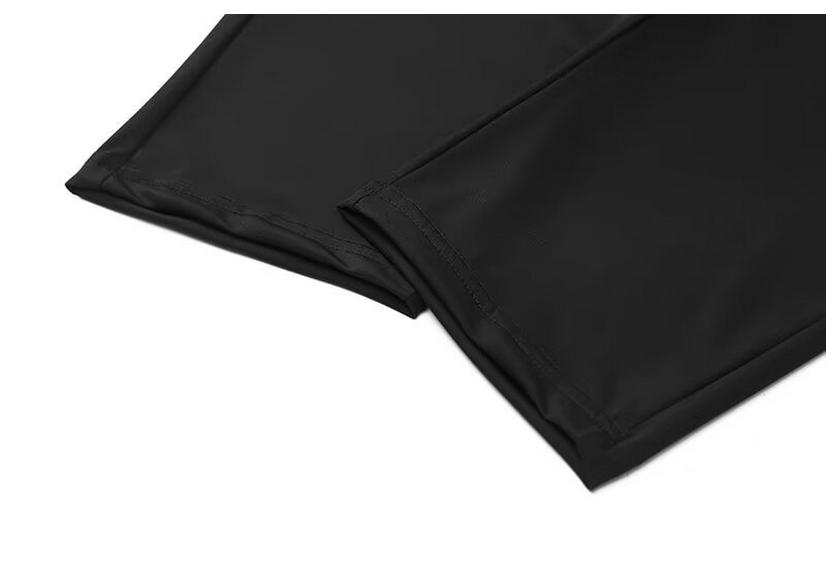 Men's Quick-Dry Nylon Ice Silk Joggers, Zipper, Elastic, Plus Size, Korean Style, Summer Sports Pants