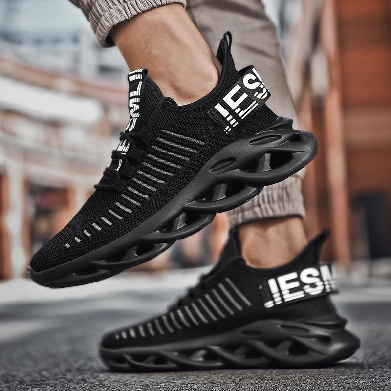 Spring Men's Casual Sports Shoes Men's Shoes Air Cushion Fly-woven Mesh Fashion Trend Shoes